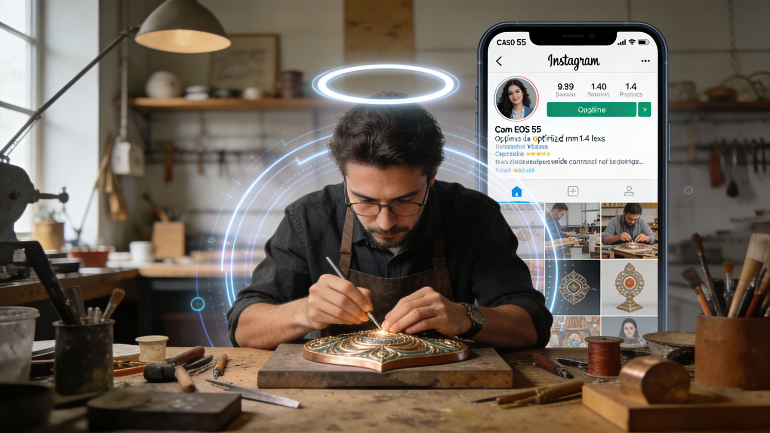 Artisan : Percez sur Instagram en 2026 avec le SEO Local et l'IA